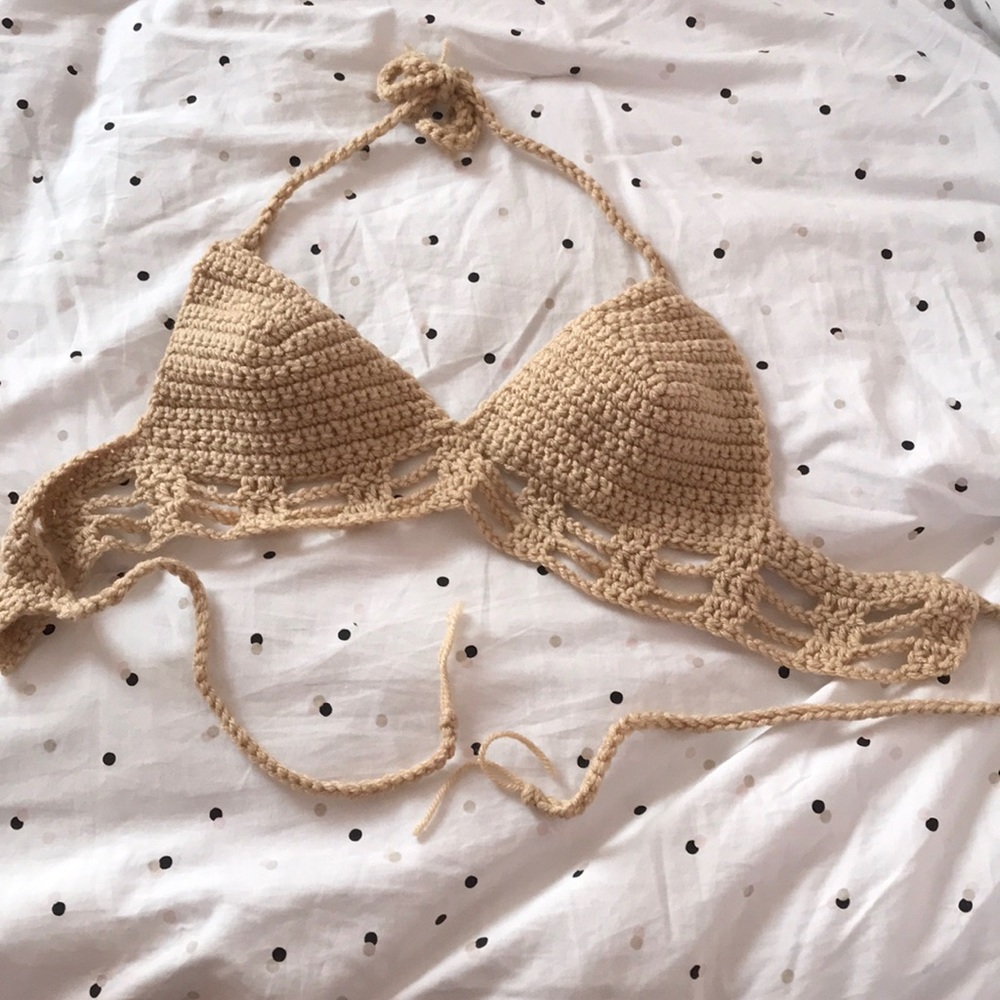Hand made crochet crop top/bra ❤️
